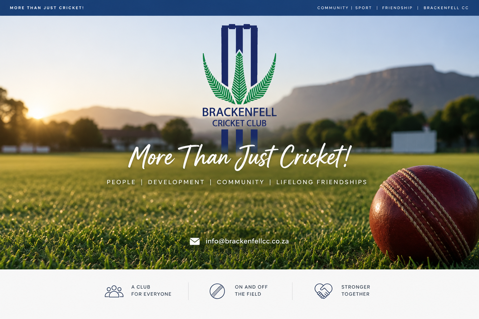 Brackenfell Cricket Club — More Than Just Cricket!
